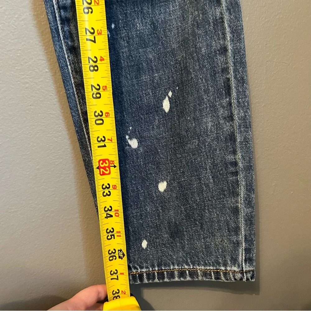 NWT Free People Sandrine Rose Sz 28/US 6 Polka dot High-rise Skinny Jeans! - Picture 11 of 16